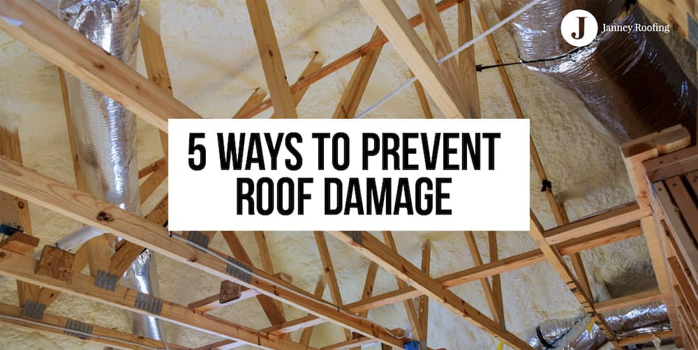 5 ways to prevent roof damage