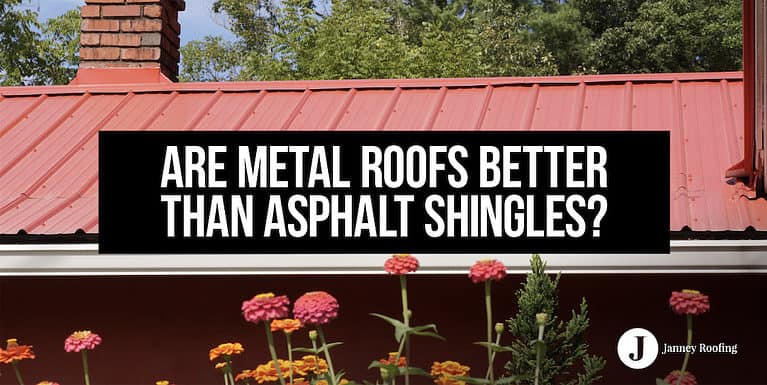 are metal roofs better than asphalt shingles