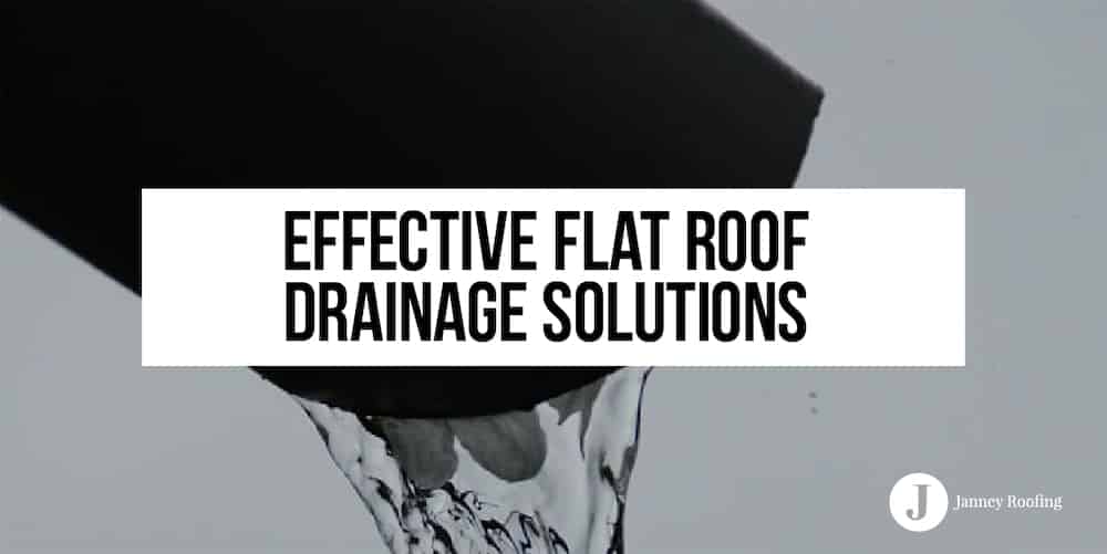 effective flat roof drainage solutions