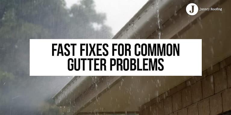 fast fixes for common gutter problems