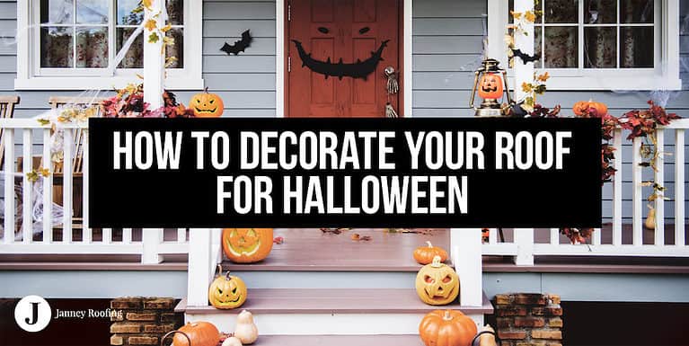 how to decorate your roof for halloween