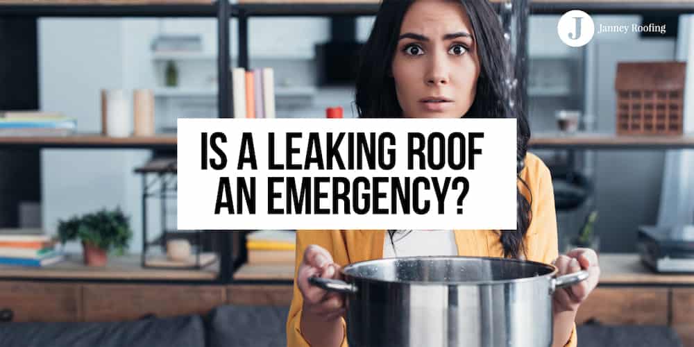 is a leaking roof an emergency