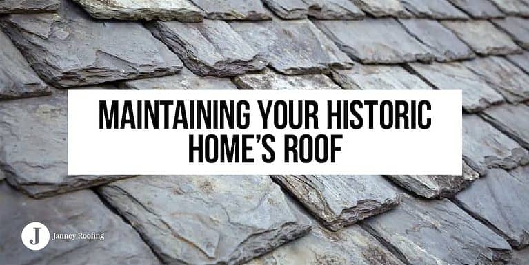 maintaining your historic home's roof