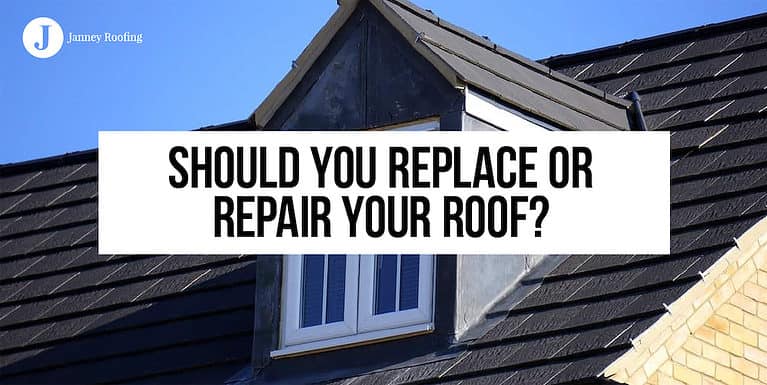 should you replace or repair your roof