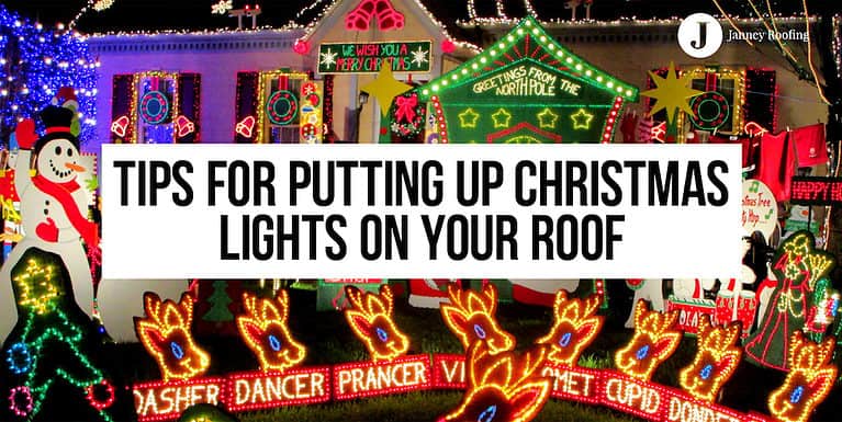tips for putting up christmas lights on your roof