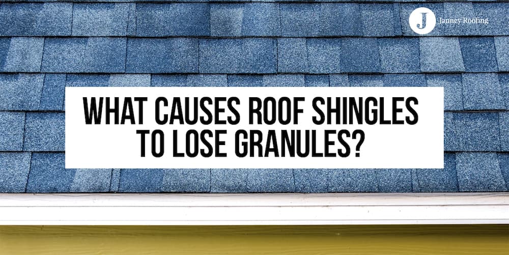 what causes roof shingles to lose granules