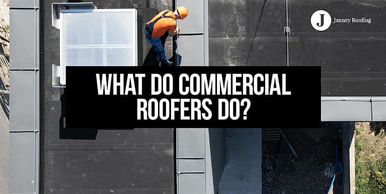what do commercial roofers do