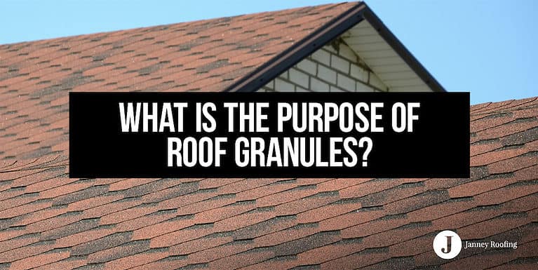 what is the purpose of roof granules