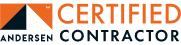 Andersen certified contractor logo
