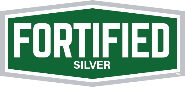 Fortified Silver shield logo