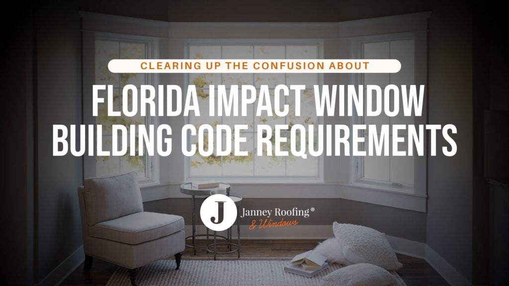 Florida impact window building code requirements graphic