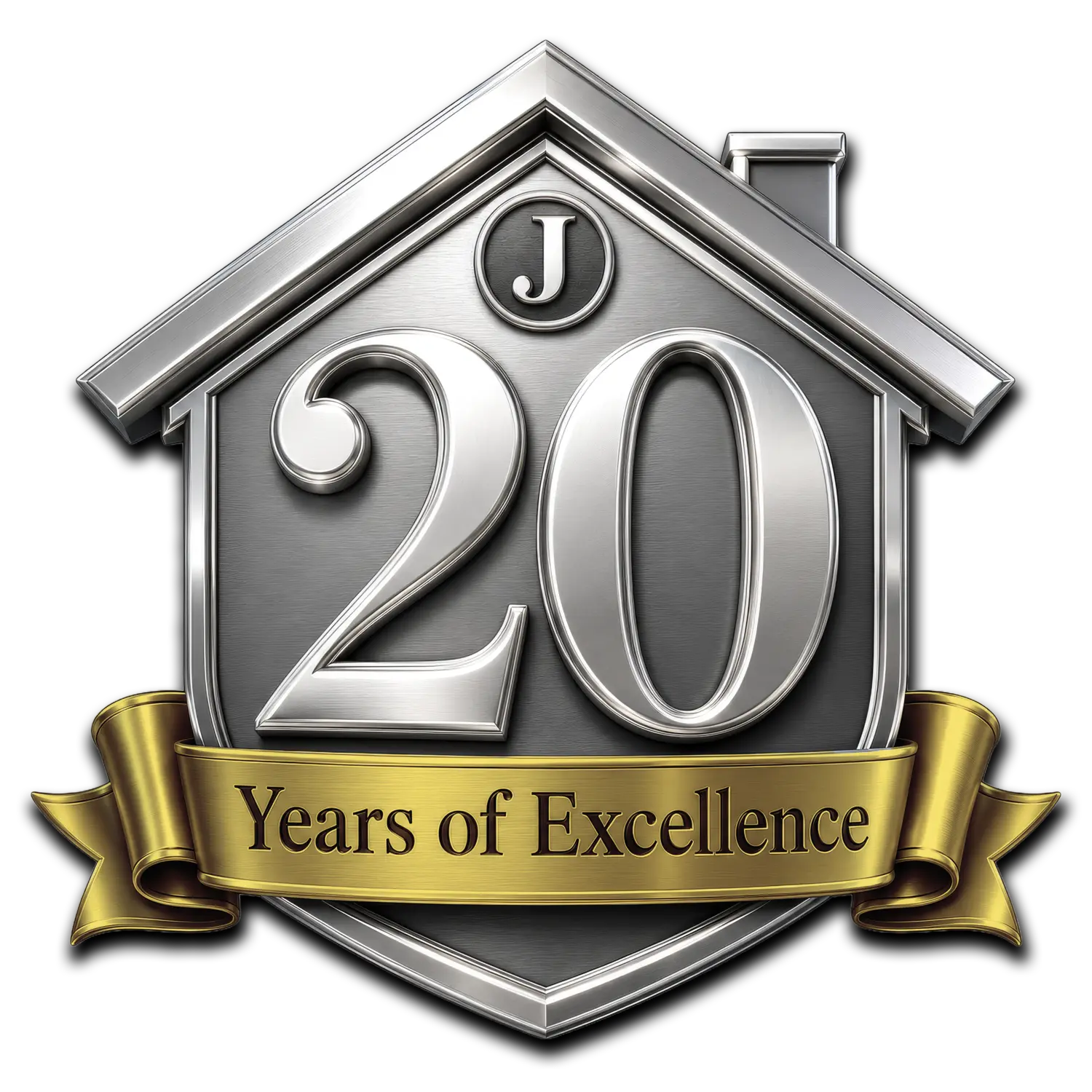 20yearbadgewgold